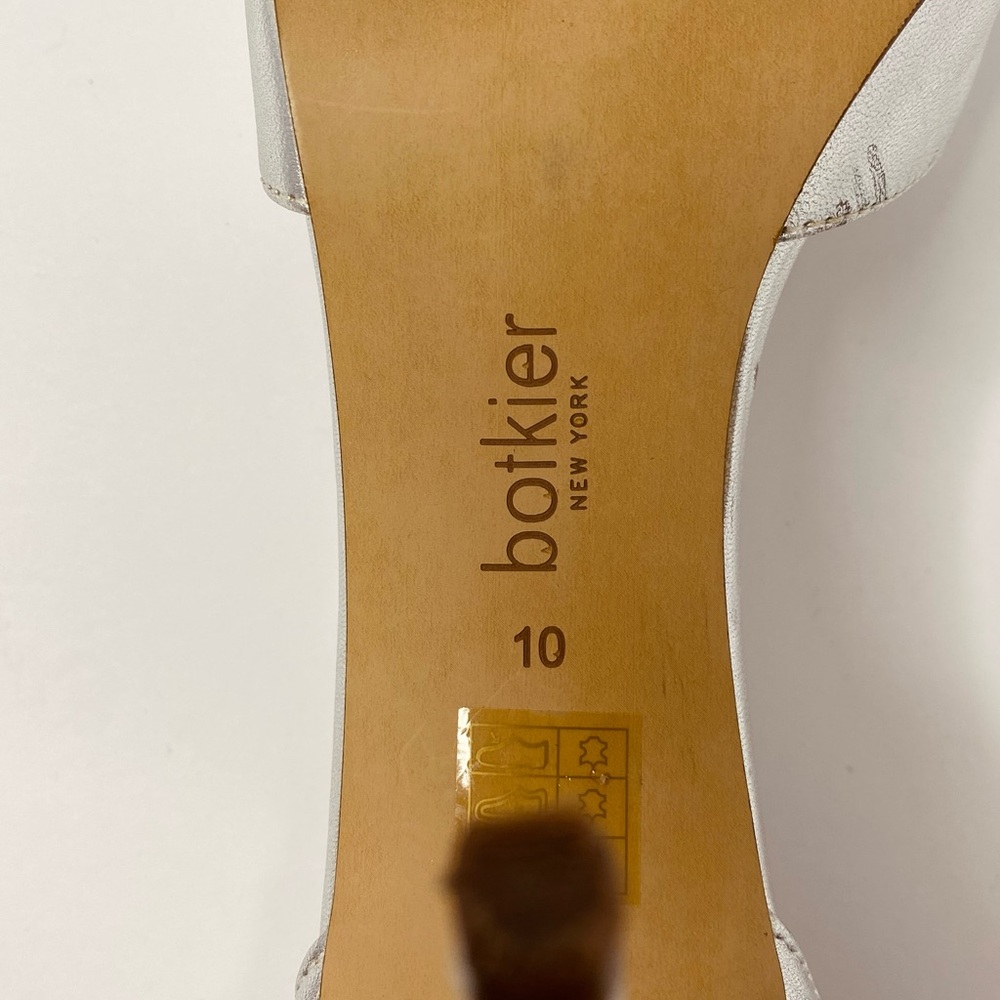 Botkier Anna Elegant Silver High Heel Sandals - Picture 6 of 6